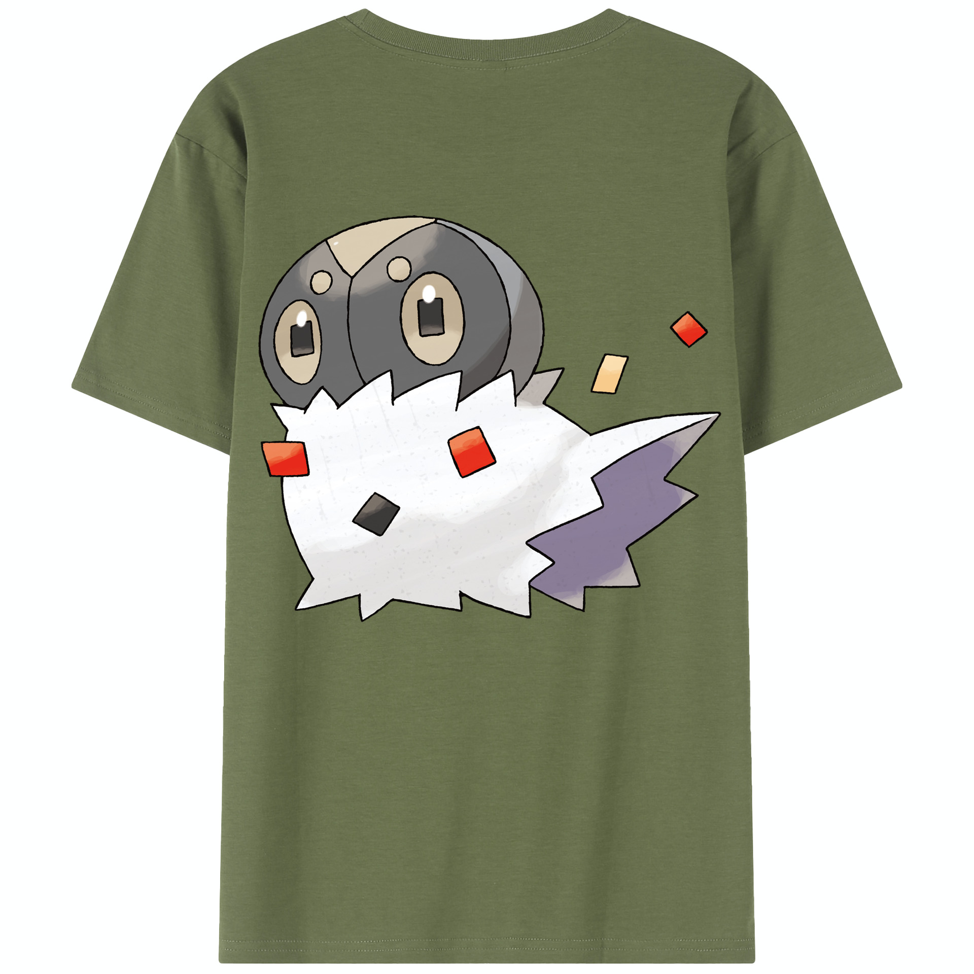 （画像用） ポケットモンスター Pokémon 綿100％半袖Tシャツ（背面プリント）